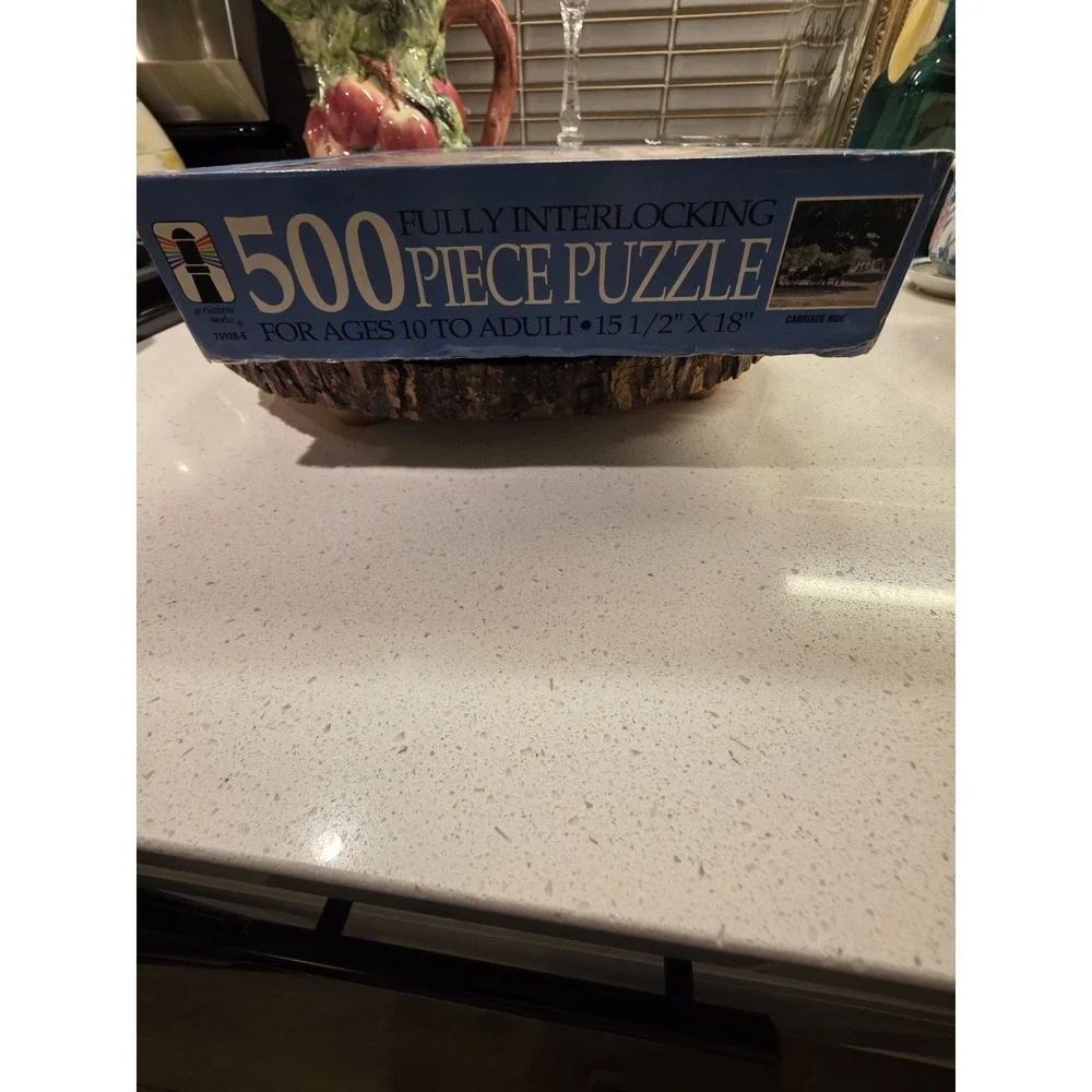Rainbow works fully interlocking 500 piece puzzle- Carriage Ride